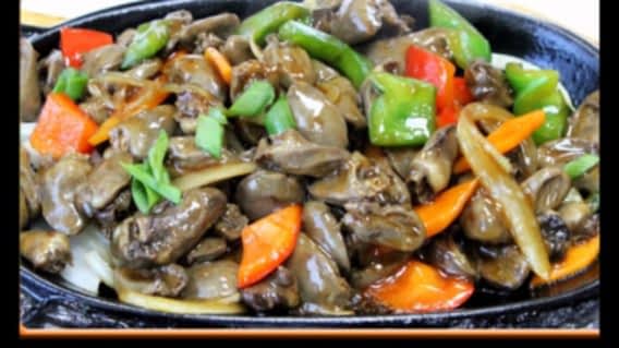 4.8 Куриное сердце с овощами